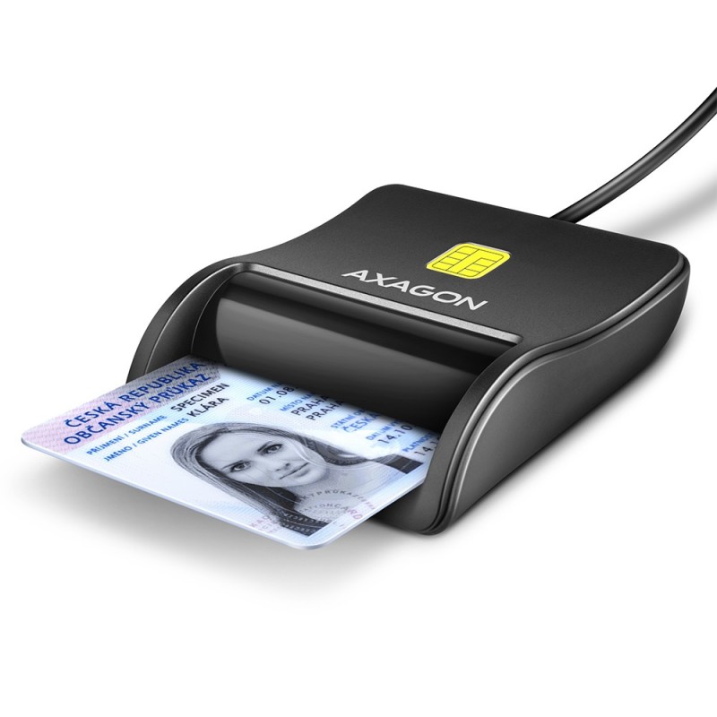 AXAGON SMART-kortlæser - USB 2.0 AXAGON SMART-kortlæser - USB 2.0